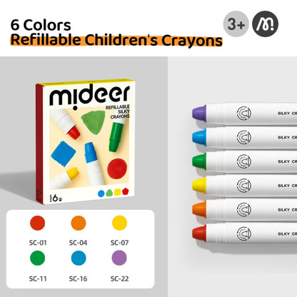 Non-Toxic Mess-Free Washable Twist Crayons for Toddlers🖍️✨