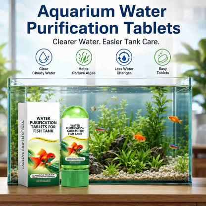 Aquarium-Specific Water Purification Tablets – Clearer Water, Easier Tank Care-AFF