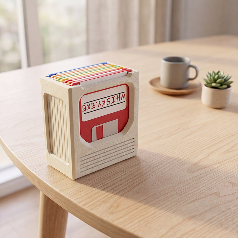 🔥HOT SALE 49% OFF💾FLOPPY CLICK | THE RETRO-TECH COASTER HOLDER✨