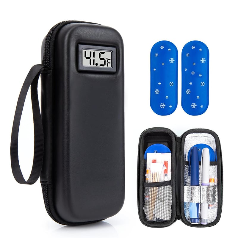 Insulin Cooler Travel Case with Temperature Display detail view