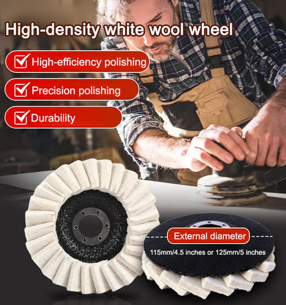 Multi-purpose Wool Felt Flap Wheel for Grinding Sanding & Surface Fine Finishing